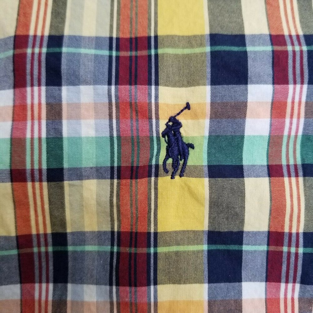Ralph Lauren Colorful Plaid Long Sleeve Shirt - Picture 3 of 8